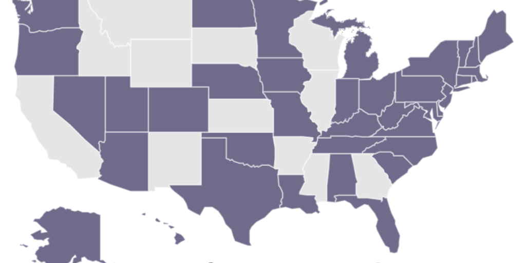 Figure 5: Thirty-eight states have codified CDC guidelines by imposing limits on the dosage, number, and length of time of opioids prescribed for the treatment of pain.