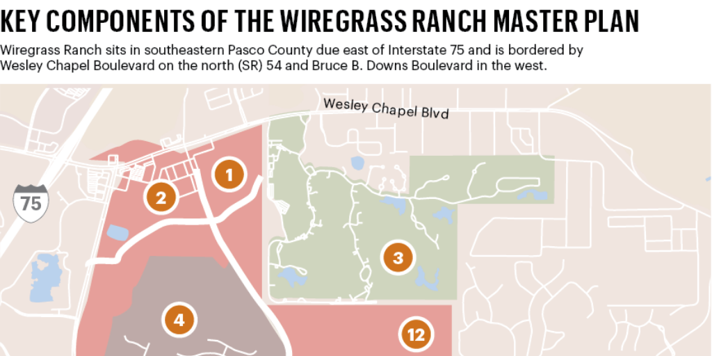 Key components of the Wiregrass Ranch master plan by Kylee Gilkeson ...