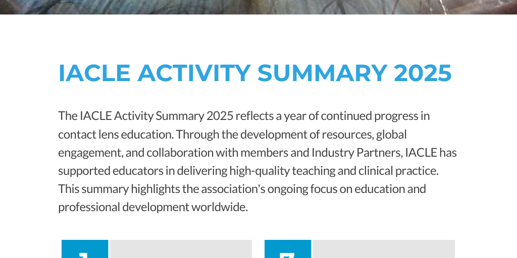 IACLE 2025 Activity Summary by The International Association of Contact ...