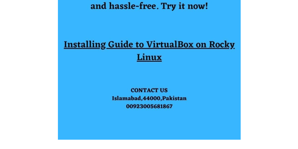 Installing Guide To Virtualbox On Rocky Linux | Linuxgenie.net by linux ...