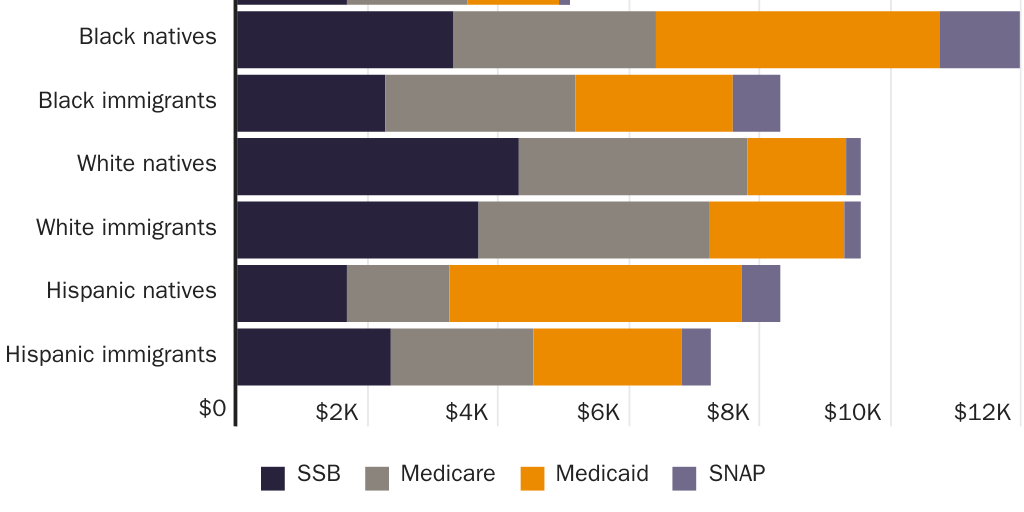 Figure 2: Per Capita Welfare Consumption of Major Programs By Nativity, Race, and Ethnicity, 2022