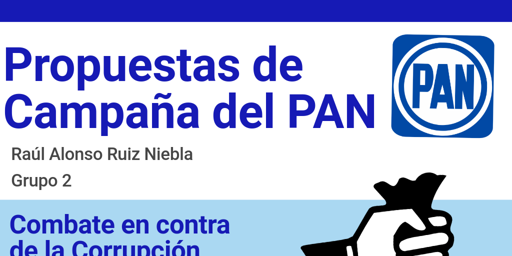 Propuestas de Campaña del PAN Infogram