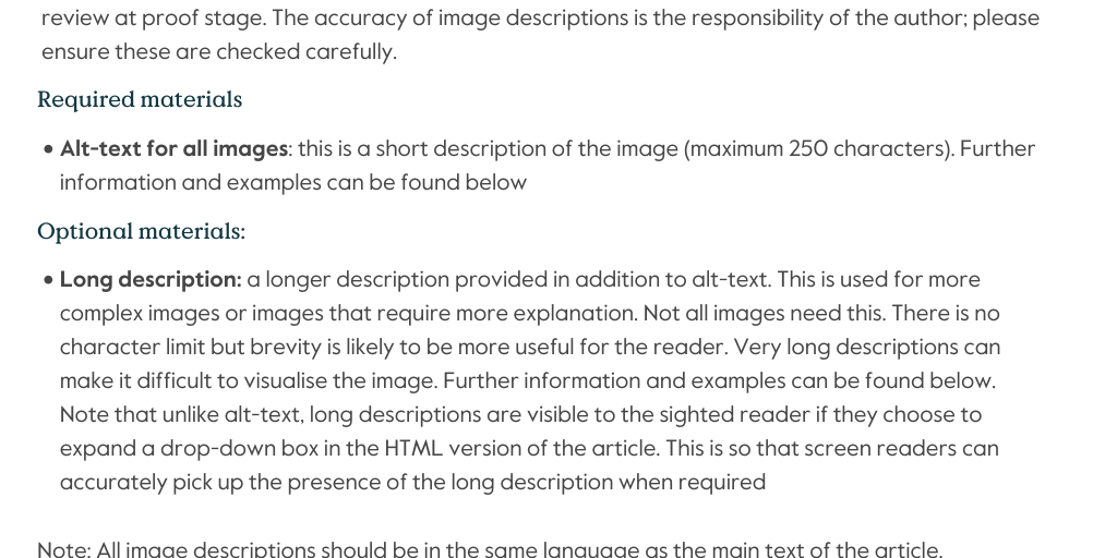 Journal articles: Image descriptions guide - Infogram