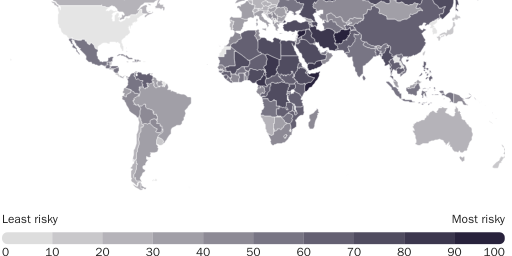 Figure 1: Global view of the Arms Sales Risk Index