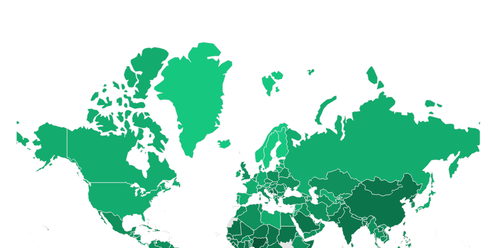 Environment sub-index 2021 by Global RiskProfile - Infogram