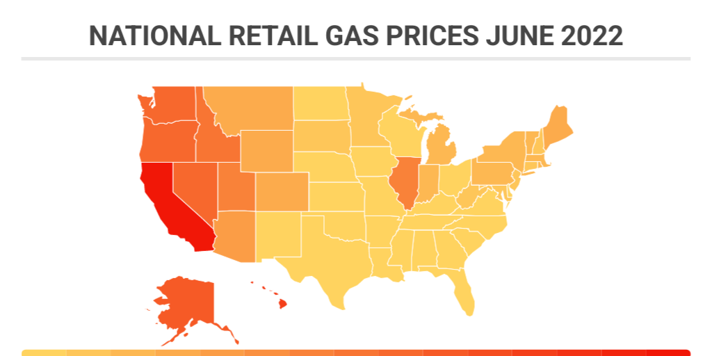 National Retail Gas Prices 2022 Infogram