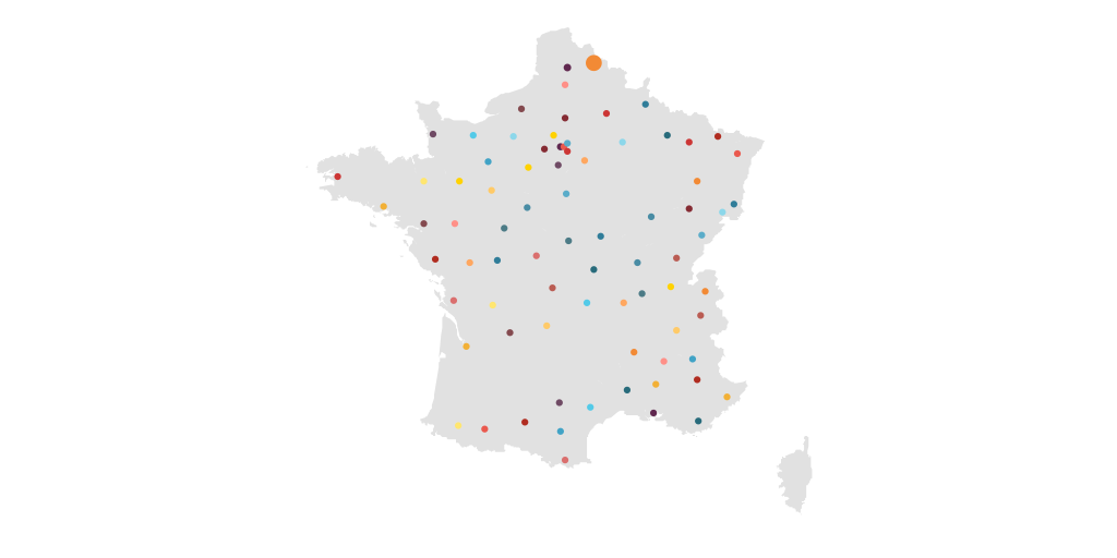 La carte de France des Ingénieurs SM by tlam01 - Infogram