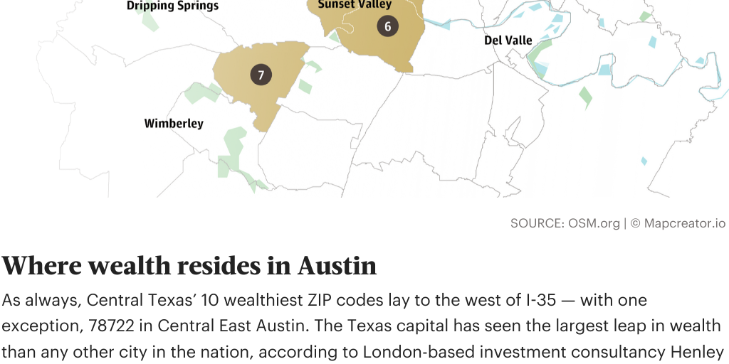 081624_wealthiest zip codes_map by Austin Infogram