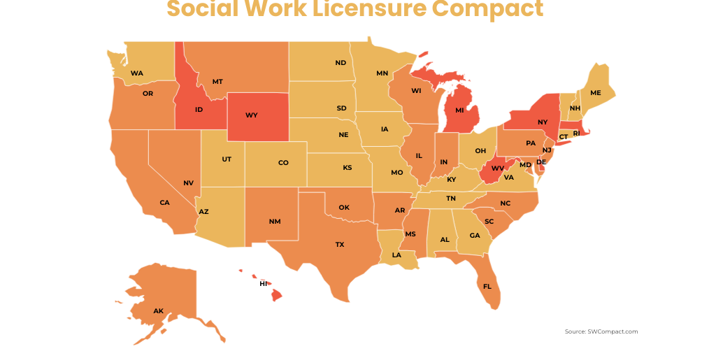 Social Work Licensure Compact by Barton Marketing - Infogram