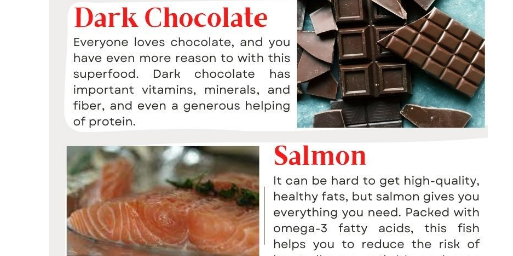 Top 5 Superfoods And Their Benefits Infogram