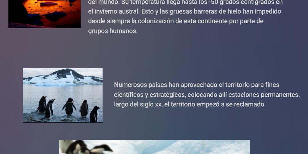 QU ES LA ANT RTIDA EL CONTINENTE HELADO visual data 2