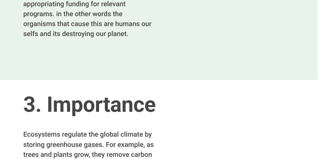 Infographic-Ecosystem Services by Brandon Garcia - Infogram