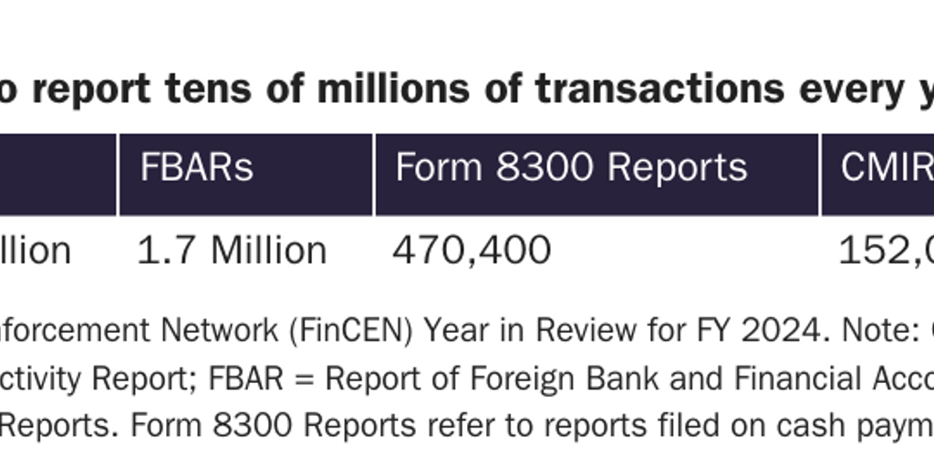 2025: Fiscal Year 2024 BSA Report Breakdown