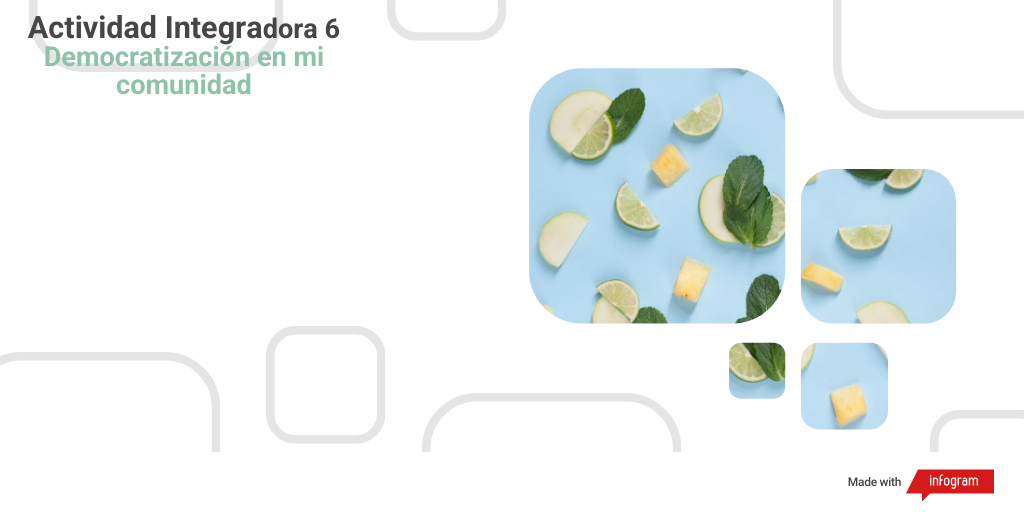 Actividad integradora 6. Democratización en mi comunidad - Infogram