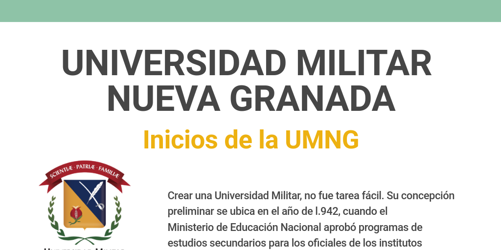 INFOGRAFIA UMNG by Gabriela Rincón - Infogram