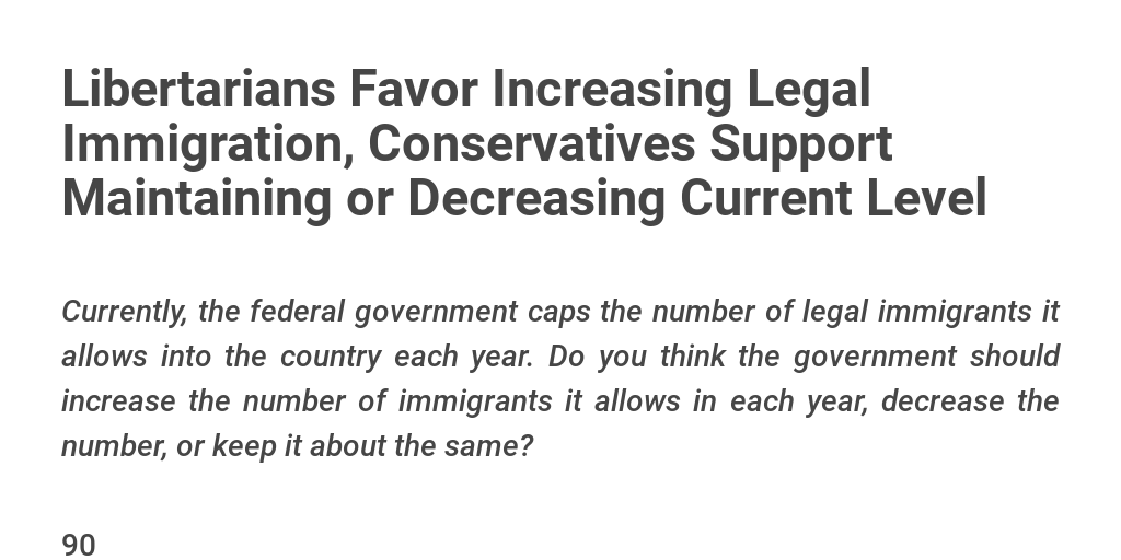 Number of Legal Immigrants