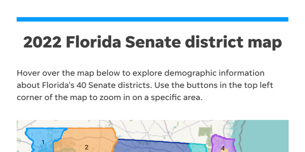 2022 Florida Senate district map by Treasure Coast - Infogram
