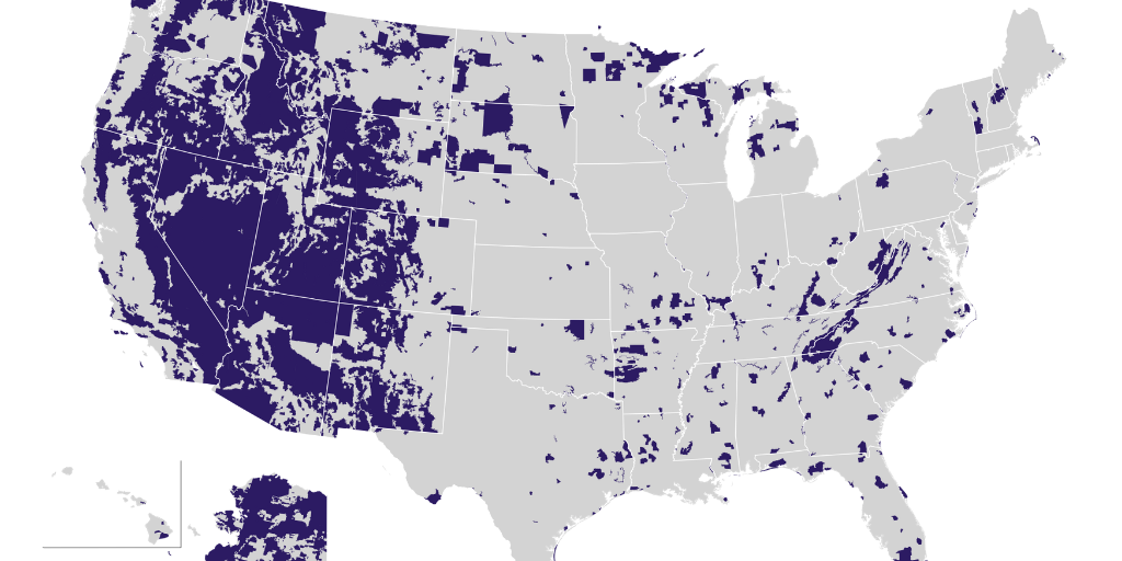 Figure 2: Federal lands in the United States