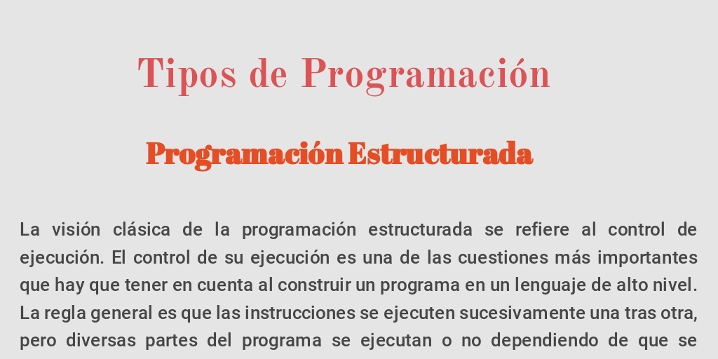 tipos de programacón by wilson gómez - Infogram