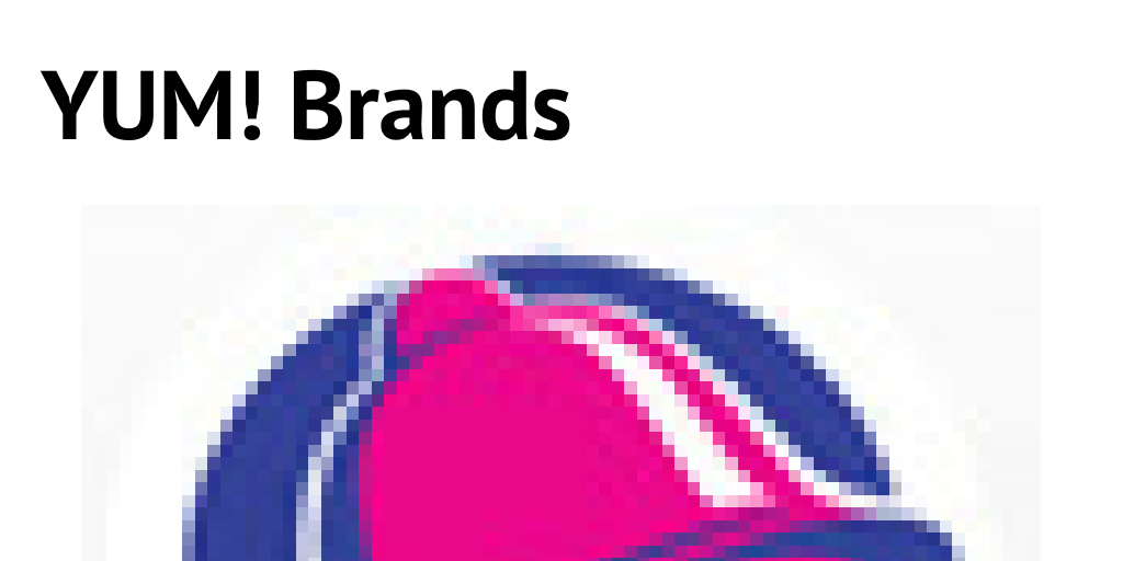 YUM! Brands Infogram