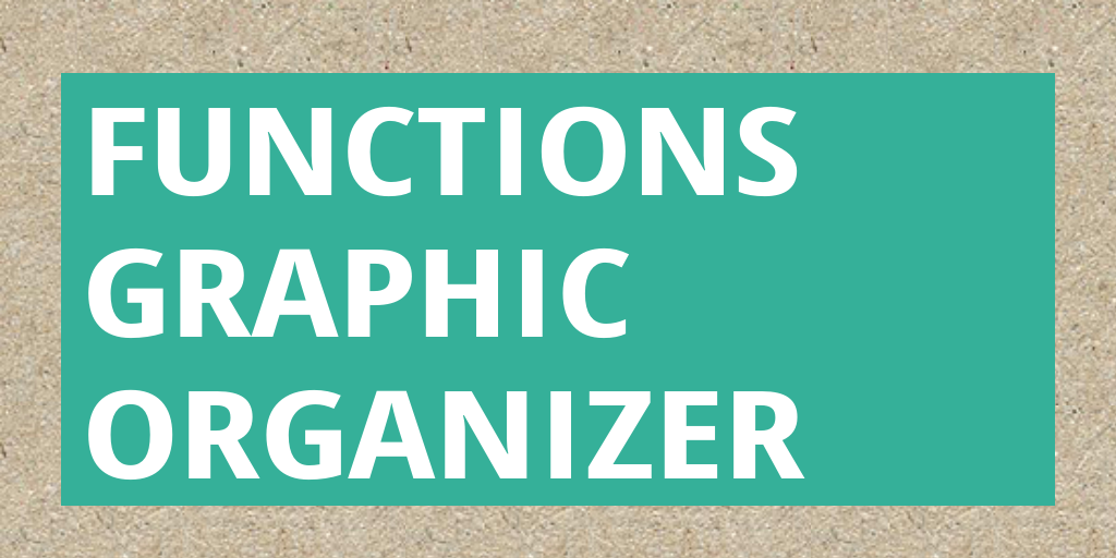 Functions Graphic Organizer Infogram
