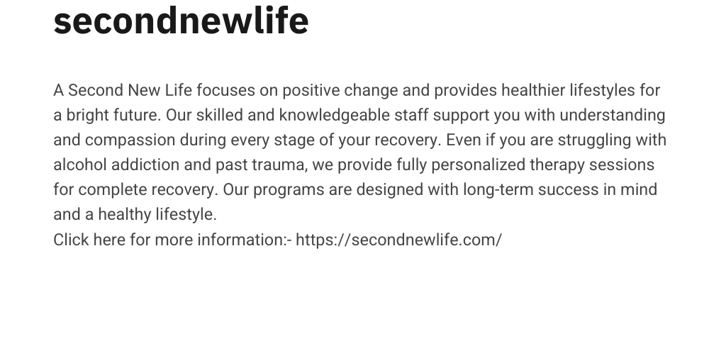 secondnewlife by Charle Day - Infogram