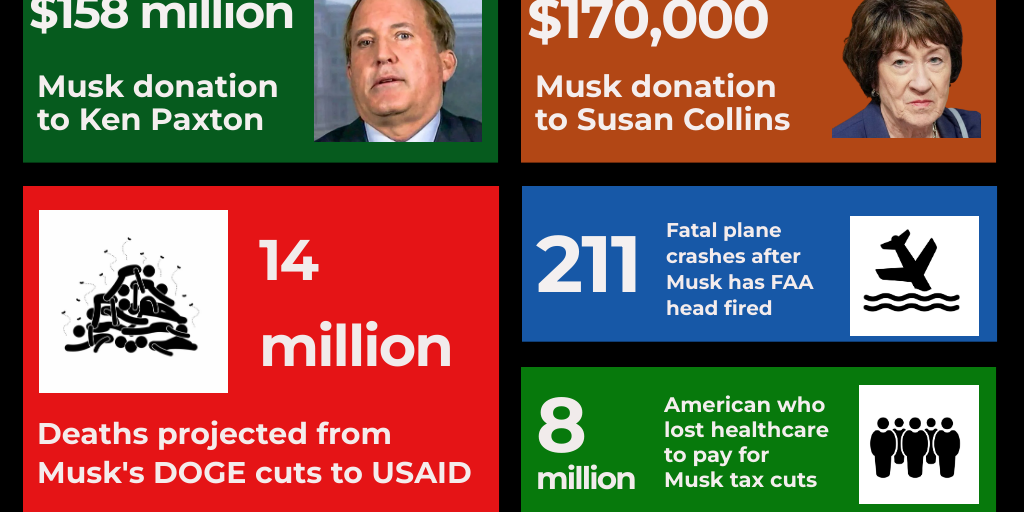 Elon Musk by the numbers by Democracy Labs - Infogram