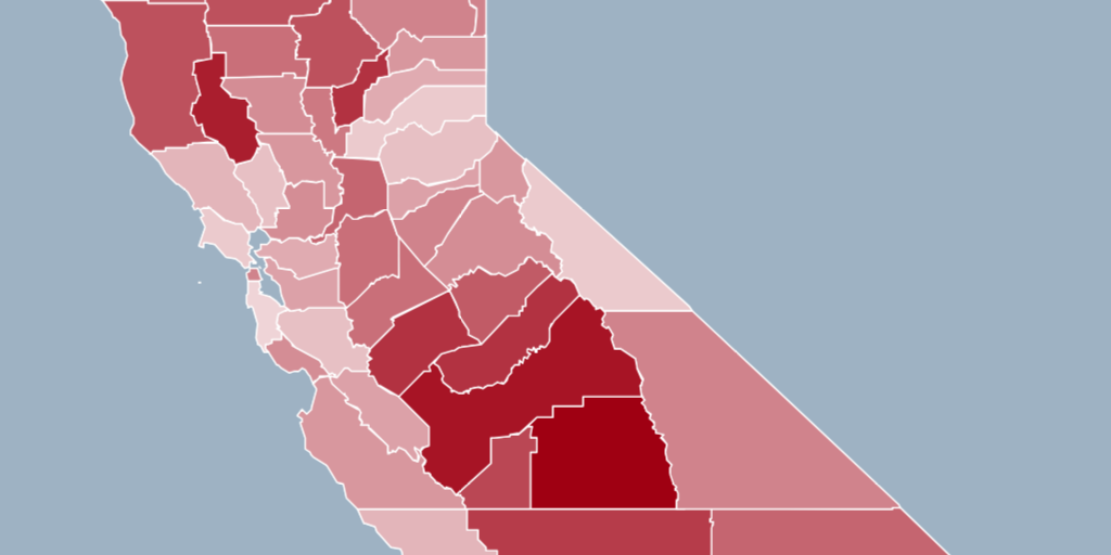 California SNAP Recipients by Hearst - Infogram