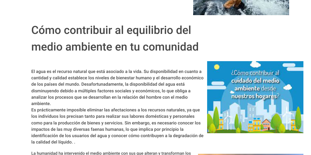 Actividad integradora 6: Mi responsabilidad con el medio ambiente