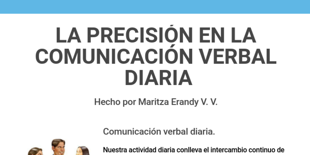 La Precisión En La Comunicación Verbal Diaria