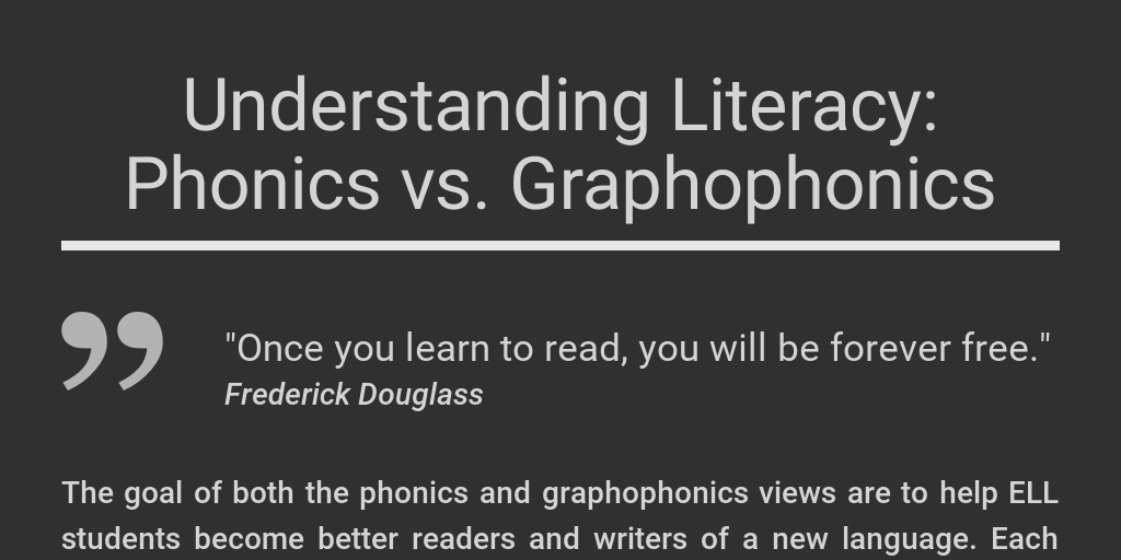 Phonics vs. Graphophonics Infogram