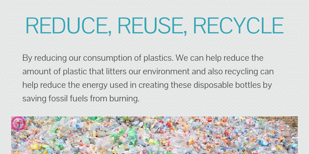 Reduce, reuse, recycle by calvinc92 - Infogram