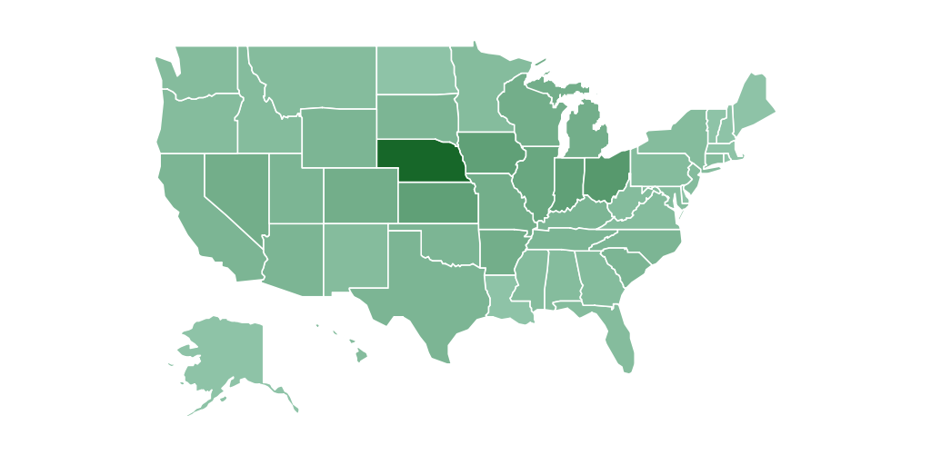 States Visited Map Infogram
