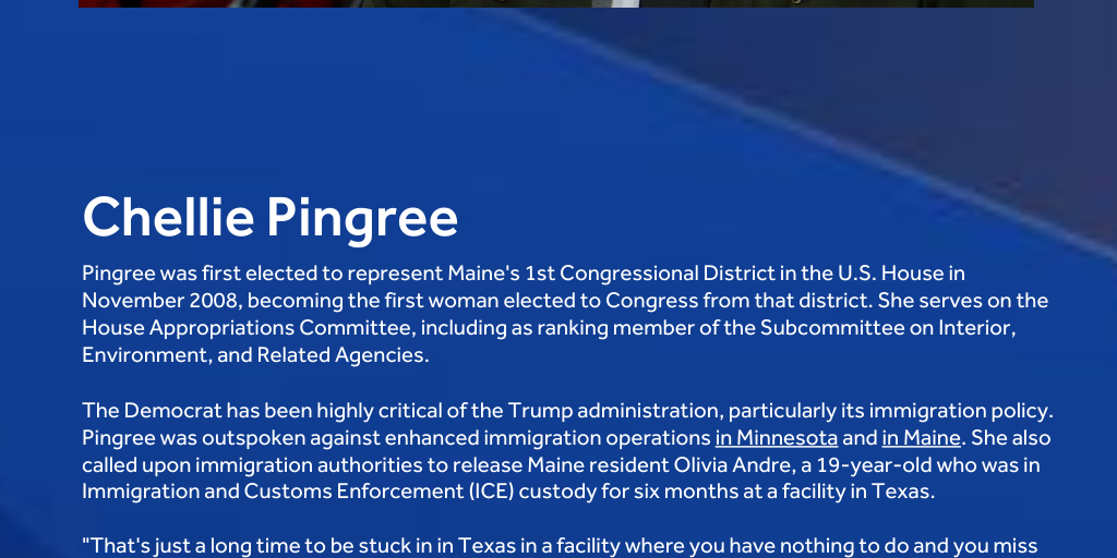 Maine 2026 1st Congressional District candidate map by Hearst - Infogram