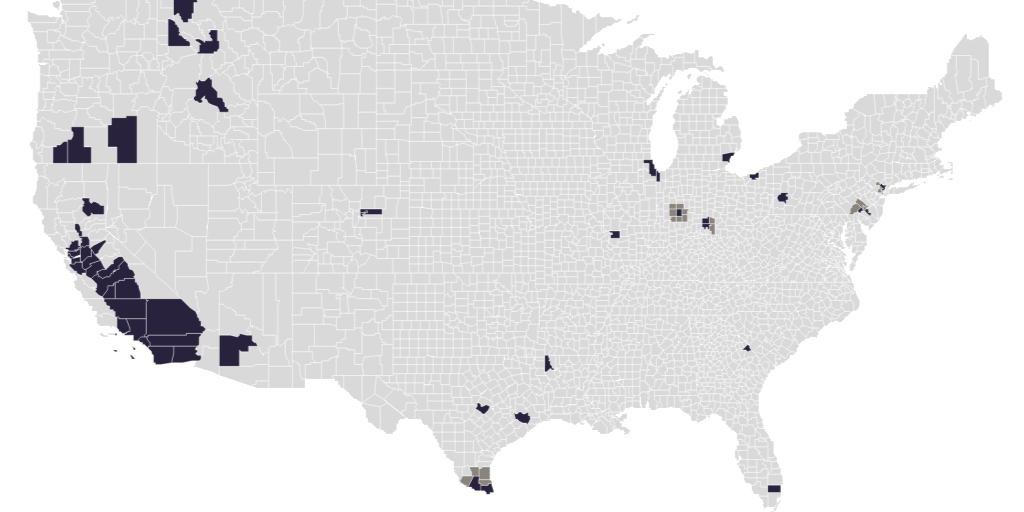 Copy: Figure 3 [print]: Kemp_Van Doren_Air Quality Regulation PM RIA county map