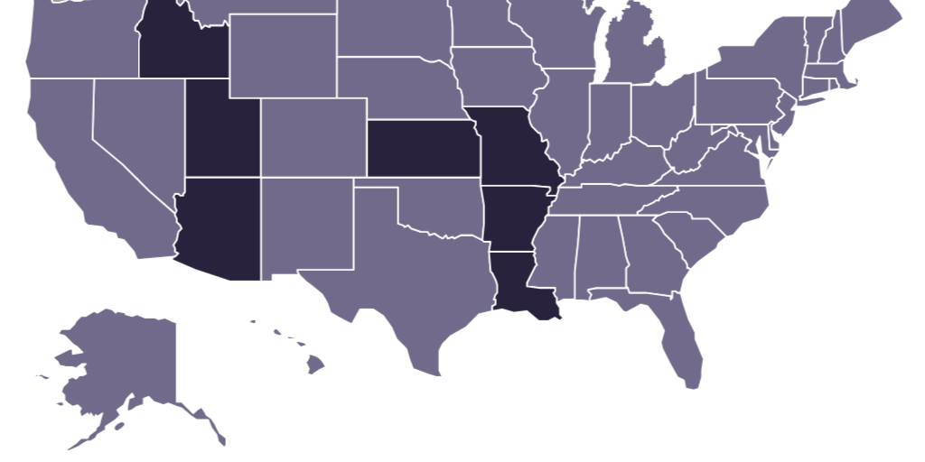Figure 4: States that block patient access to assistant physicians (APs)