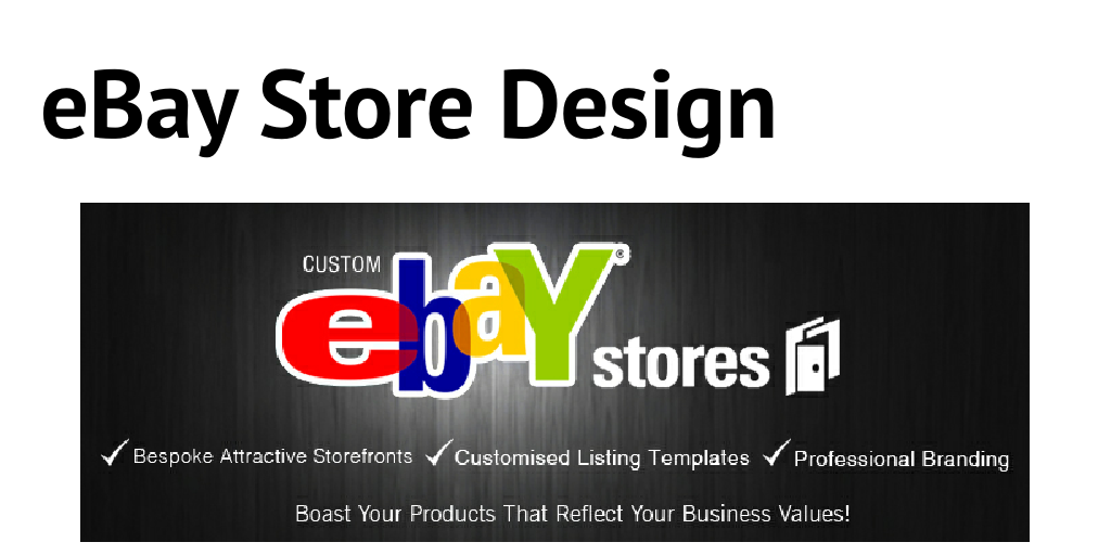 eBay Store Design Infogram