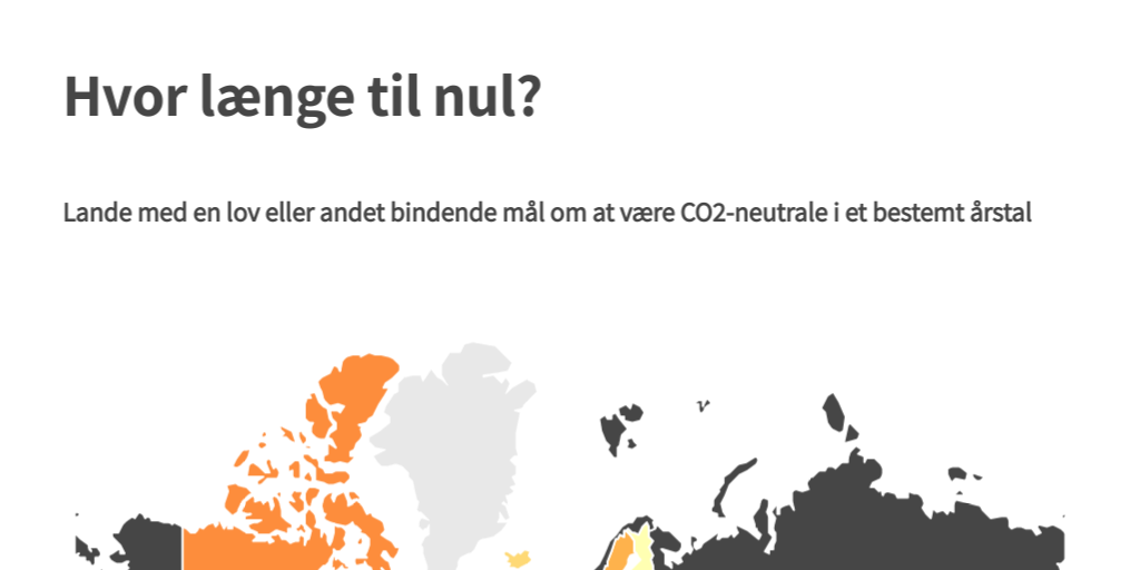 Net Zero map - Infogram