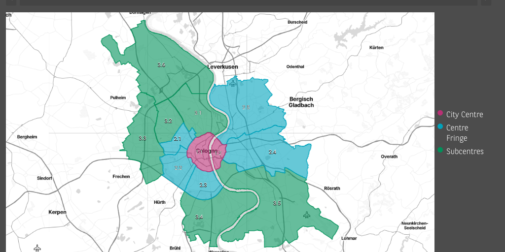 Cologne NEW: BNPPRE digital office market map by Märkte im digitalen ...