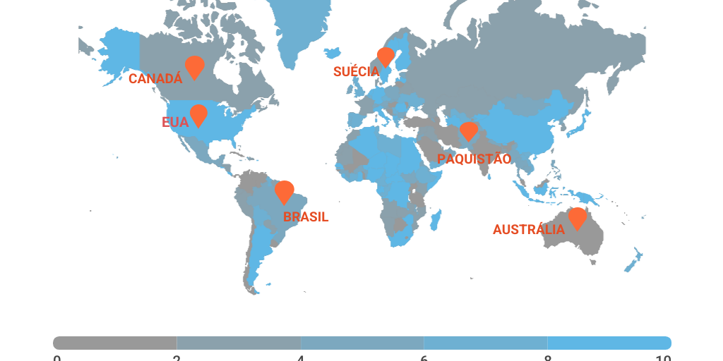 Copy: World Map by Katiane Domingos - Infogram