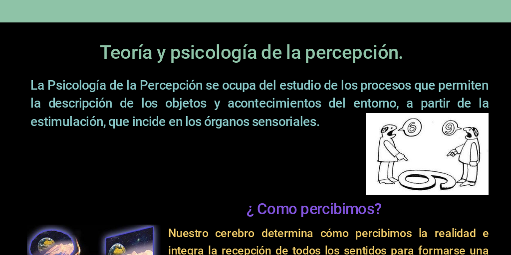 TEORÍA DE LA PERCEPCIÓN - Infogram