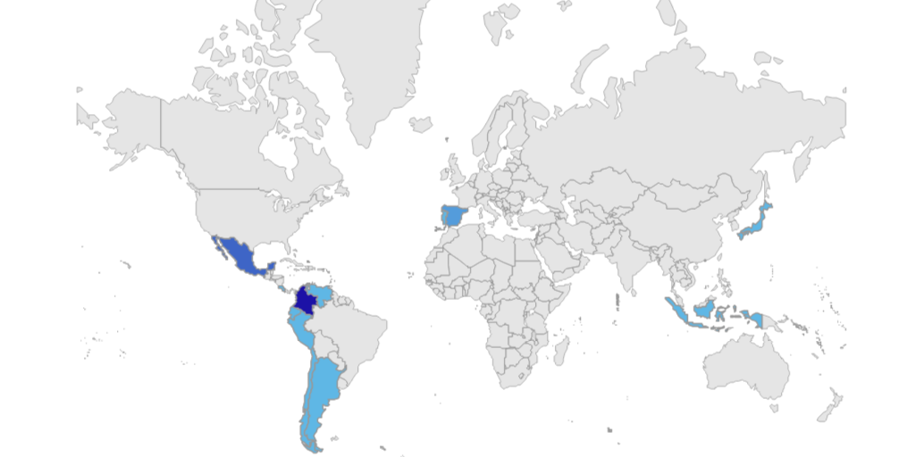 Copy: World Map by Alejandro Arias - Infogram